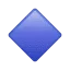 🔹 Belah Ketupat Biru Kecil WhatsApp