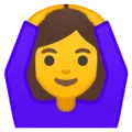 🙆‍♀️ Wanita dengan Gestur Setuju Google