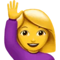 🙋 Orang Mengangkat Tangan Apple