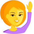 🙋 Orang Mengangkat Tangan Messenger