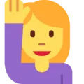 🙋 Orang Mengangkat Tangan Twitter