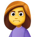 🙍 Orang Mengerutkan Dahi Facebook