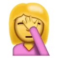 🤦 Orang dengan Gestur Facepalm Emojipedia