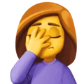 🤦 Orang dengan Gestur Facepalm Facebook