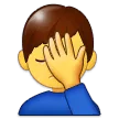 🤦‍♂️ Pria dengan Gestur Facepalm Samsung