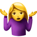 🤷 Orang Mengangkat Bahu Apple