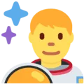 👨‍🚀 Astronot Pria Twitter