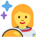 👩‍🚀 Astronot Wanita Twitter
