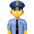 👮‍♂️ Polisi Pria Facebook