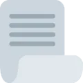 📃 Lembaran Kertas dengan Lengkungan Twitter