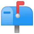 📫 Kotak Surat Tertutup dengan Bendera Naik Google