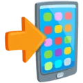 📲 Ponsel Genggam dengan Tanda Panah Messenger