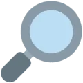 🔎 Kaca Pembesar Miring ke Kanan Twitter