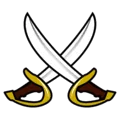 ⚔️ Pedang yang Bersilangan