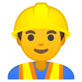👷‍♂️ Pekerja Konstruksi Pria Google