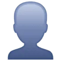 👤 Bust in Silhouette WhatsApp