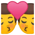 👨‍❤️‍💋‍👨 Cium Pria Pria Google