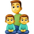 👨‍👦‍👦 Keluarga Laki Laki Anak Laki Laki Anak Laki Laki Facebook