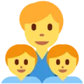 👨‍👦‍👦 Keluarga Laki Laki Anak Laki Laki Anak Laki Laki Twitter