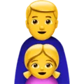 👨‍👧 Family Laki Laki Anak Perempuan Apple