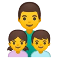 👨‍👧‍👦 Keluarga Laki Laki Anak Perempuan Anak Laki Laki Google