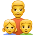 👨‍👧‍👦 Keluarga Laki Laki Anak Perempuan Anak Laki Laki Microsoft WhatsApp