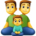 👨‍👨‍👦 Keluarga Pria Pria Anak Laki Laki Facebook