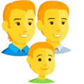 👨‍👨‍👦 Keluarga Pria Pria Anak Laki Laki Messenger
