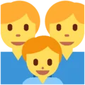 👨‍👨‍👦 Keluarga Pria Pria Anak Laki Laki Twitter