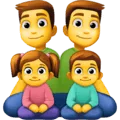 👨‍👨‍👧‍👦 Keluarga Pria Pria Anak Perempuan Anak Laki Laki Facebook 1