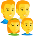 👨‍👨‍👧‍👦 Keluarga Pria Pria Anak Perempuan Anak Laki Laki Messenger 1
