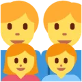 👨‍👨‍👧‍👦 Keluarga Pria Pria Anak Perempuan Anak Laki Laki Twitter 1