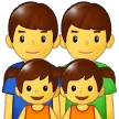 👨‍👨‍👧‍👧 Keluarga Pria Pria Anak Perempuan Anak Perempuan Samsung