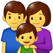 👨‍👩‍👦 Keluarga Pria Wanita Anak Laki Laki Samsung