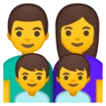 👨‍👩‍👦‍👦 Keluarga Laki Laki Perempuan Anak Laki Laki Anak Laki Laki Google