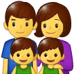 👨‍👩‍👦‍👦 Keluarga Laki Laki Perempuan Anak Laki Laki Anak Laki Laki Samsung
