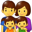 👨‍👩‍👧‍👦 Keluarga Laki Laki Perempuan Anak Perempuan Anak Laki Laki Samsung