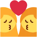 👩‍❤️‍💋‍👩 Cium Wanita Wanita Twitter