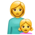 👩‍👧 Keluarga Perempuan Anak Perempuan WhatsApp