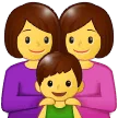 👩‍👩‍👦 Keluarga Perempuan Perempuan Anak Laki Laki Samsung