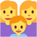 👩‍👩‍👦 Keluarga Perempuan Perempuan Anak Laki Laki Twitter