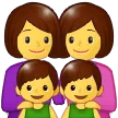 👩‍👩‍👦‍👦 Keluarga Perempuan Perempuan Anak Laki Laki Anak Laki Laki Samsung