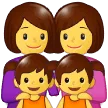 👩‍👩‍👧‍👧 Keluarga Perempuan Perempuan Anak Perempuan Anak Perempuan Samsung
