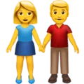 👫 Laki Laki dan Perempuan Berpegangan Tangan Apple
