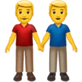 👬 Laki Laki Berpegangan Tangan Apple