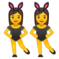 👯‍♀️ Wanita dengan Telinga Kelinci Google