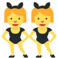 👯‍♀️ Wanita dengan Telinga Kelinci Twitter
