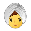 👳‍♀️ Perempuan Memakai Sorban Samsung