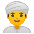👳‍♂️ Laki Laki Memakai Sorban Google