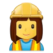 👷‍♀️ Pekerja Konstruksi Wanita Samsung